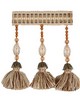 RM Coco Trim T1115 BEAD TASSEL F QUARRY STONE BEAD TSL FRI