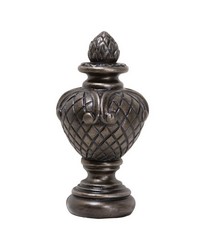 Fanfare Finial Graphite         by  Scalamandre Wallcoverings 