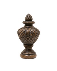 Fanfare Finial Walnut           by  Bravo Fabrics International LLC 