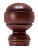 Kasmir Hardware Rondo Finial Cherry          