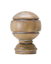 Rondo Finial Pickled Oak      by  Bravo Fabrics International LLC 