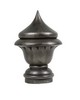 Kasmir Hardware Staccato Finial Graphite        