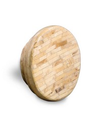 Ne Round Step 2 White Coco Shell by  Kasmir Hardware 