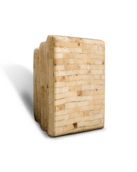 Ne Square Step 2 White Coco Shell by  Kasmir Hardware 