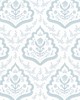Stout Wallpaper W7842 FLORAL PAISLEY 1 MOONSTONE