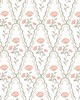 Stout Wallpaper W7848 SCALLOP FLORAL 1 BLOSSOM