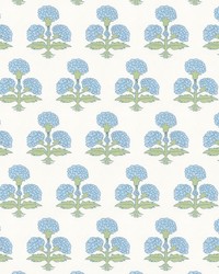 W7857 Hydrangea 3 Springtime by  Stout Wallpaper 