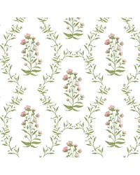 W7907 Perennials 5 Tearose W7907-5 by  Stout Wallpaper 