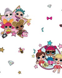 LOL SURPRISE! PEEL AND STICK GIANT WALL DECALS by  Roommates 