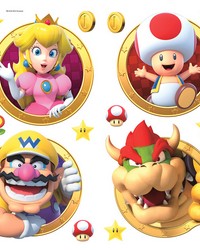 Super Mario Character Wall Decals by   
