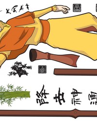 Avatar Aang Giant Wall Decals by   