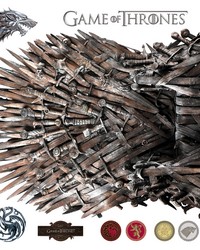 Game Of Thrones The Iron Throne XL Giant Wall Decals by   