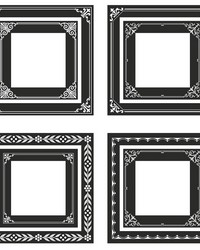 Ornate Gallery Frames Wall Decals by  Roommates 