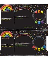Last or First Day of School Rainbow Chalkboard by  Roommates 