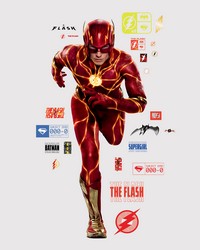 The Flash Wall Decals by   