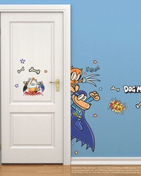 Dog Man Supa Buddies Wall Decals by  Roommates 