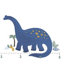 Dino Growth Chart Blue Wall Decals by  Roommates 