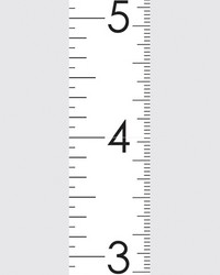 Modern Growth Chart White Wall Decals by  Roommates 