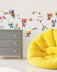 Disney Jr SuperKitties Wall Decal Kit by  Roommates 