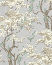 Harewood Foil Wallpaper 01 by   