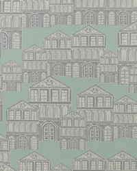 Maison 03 Neo Mint by  1838 Wallcoverings 
