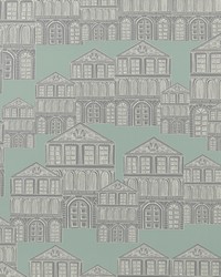 Maison 03 Neo Mint by  1838 Wallcoverings 