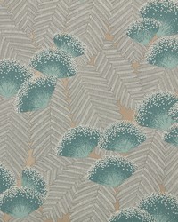 Clarice 02 Emerald by  1838 Wallcoverings 