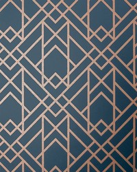 Metro 01 Midnight by  1838 Wallcoverings 