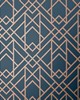 1838 Wallcoverings METRO (WP) # 01 MIDNIGHT