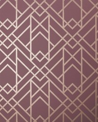 Metro 02 Cassis by  1838 Wallcoverings 