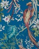 1838 Wallcoverings BIRD SONNET (WP) # 04 ROYAL BLUE