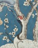 1838 Wallcoverings KYOTO BLOSSOM (WP) # 01 PRUSSIAN BLUE
