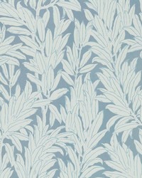 Laurel Leaf 02 Breeze by  1838 Wallcoverings 