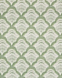 Calico Shell 02 Verde by  1838 Wallcoverings 