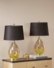 Olliix Cortina Ombre Glass Table Lamp, Set of 2 Gold
