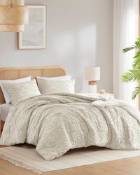 Gigi Beige Comforter Mini Set King by   