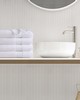 Olliix 500GSM Plush Towel Set White