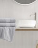 Olliix 500GSM Plush 2pc XL Towel Set Light Grey