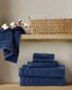 Olliix Quick Dry 100% Cotton 6pc Towel Set Indigo