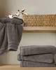 Olliix Quick Dry 100% Cotton Towel Set Grey