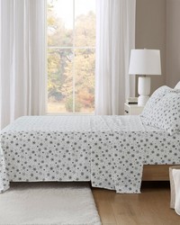 Oversized Cotton Flannel Black Snowflakes Full by   