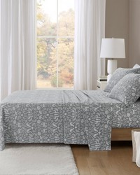 Oversized Cotton Flannel Sage Winter Fauna Queen by   