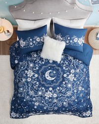 Stella Navy Celestial Comforter Set Twin by   