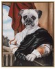 Olliix Pet Portrait Captain Pug