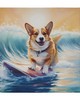 Olliix Beach Dogs Corgi/Blue Multi