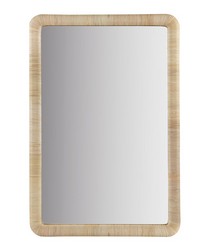 Nova Natural Rattan Rectangle Wall Mirror Natural by   