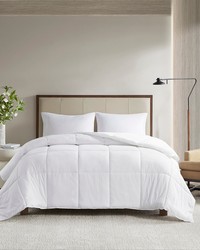 Winfield White 300 Thread Count Cotton Shell Luxury Down Alternative Comforter Queen by   