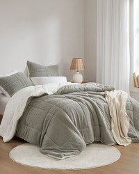 Wynne Grey Comforter Set King by   