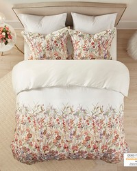 Mariana Multi 3 Piece Cotton Printed  Duvet Cover Set King by   
