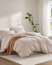 Etta Terracotta 3PCS Duvet Set Queen by   